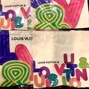 LOUIS VUITTON LV Canvas Double Sided Shopper Tote Bag Shenzhen Exhibit 2021-2022
